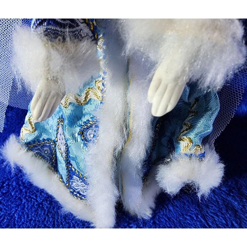 Vintage Russian Christmas~D'yed Moroz “Father Frost” & Snegurochka “Snow Maiden”